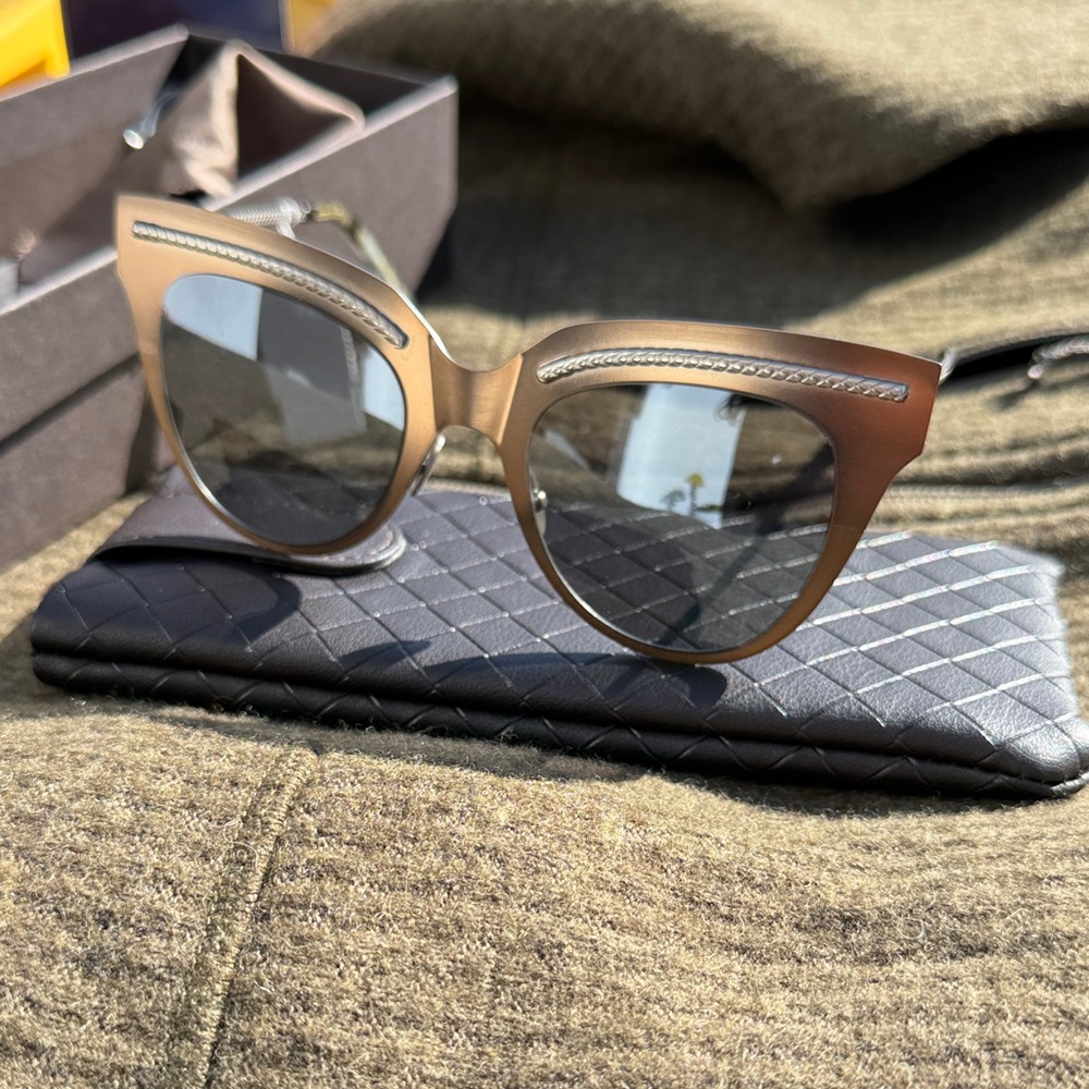 Bottega Veneta Bronze Sunglasses